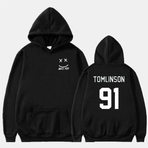 louis tomlinson black hoodie