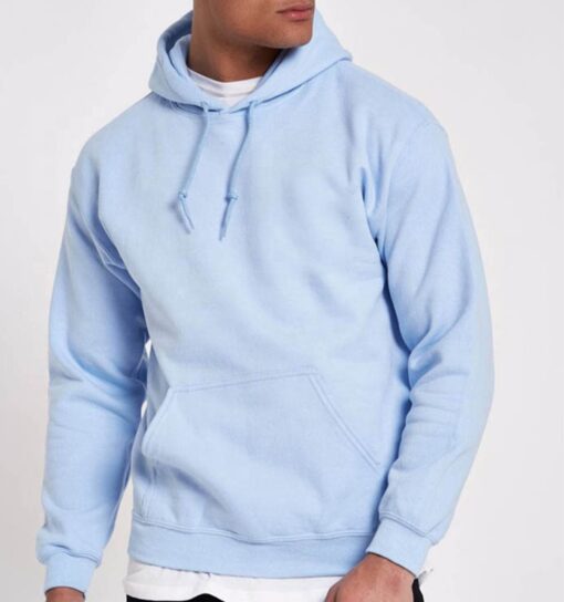 sky blue hoodie