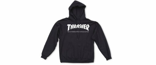 navy blue thrasher hoodie