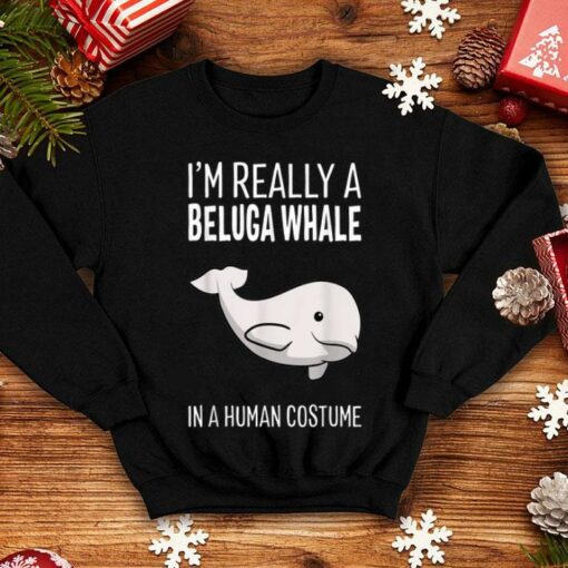 beluga whale sweatshirt