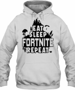 eat sleep fortnite repeat hoodie