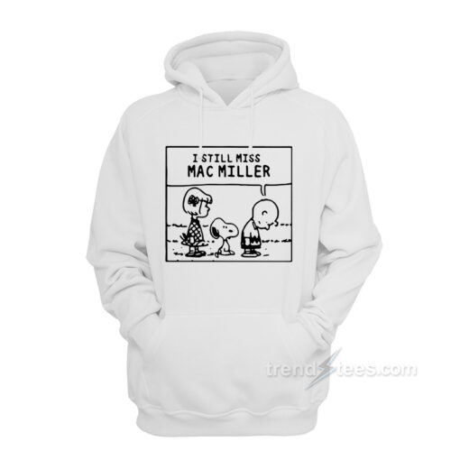 mac miller white hoodie