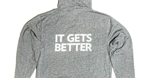 it gets better hoodie