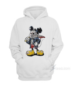 mickey mouse in hoodie