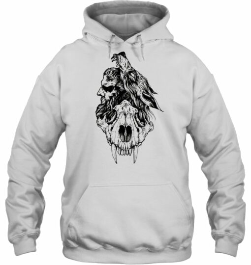 viking wolf hoodie