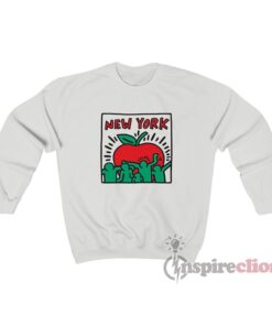 new york apple sweatshirt