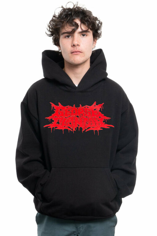vetements death metal hoodie