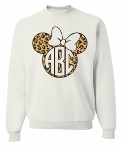 monogram cheetah sweatshirt