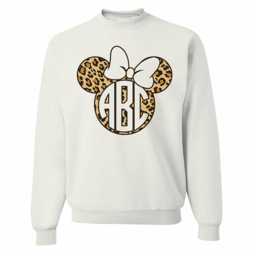 monogram cheetah sweatshirt