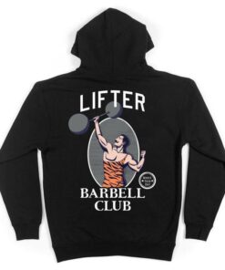 barbell hoodie