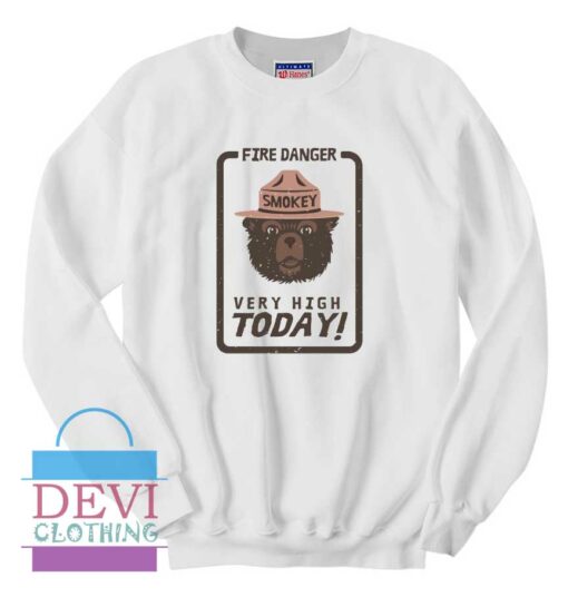 smokey the bear sweatshirt