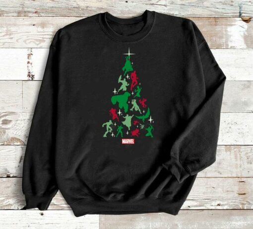 marvel christmas sweatshirt