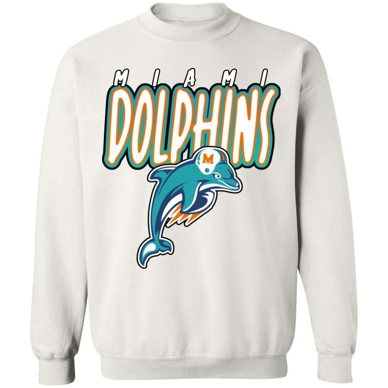 Upcycled Vintage Dolphins Flame Sweatshirt