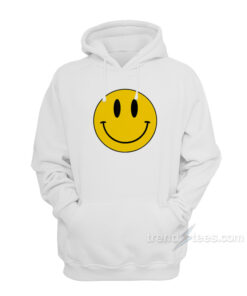 smile face hoodie