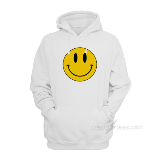 smile face hoodie