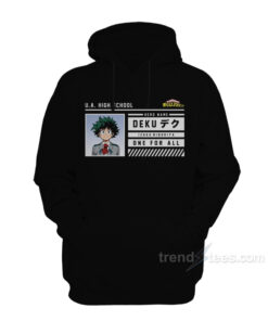 ua hoodie my hero academia