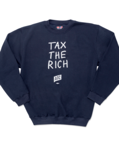 aoc sweatshirt tax the rich