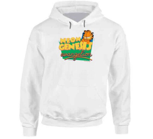 neon genesis evangelion garfield hoodie