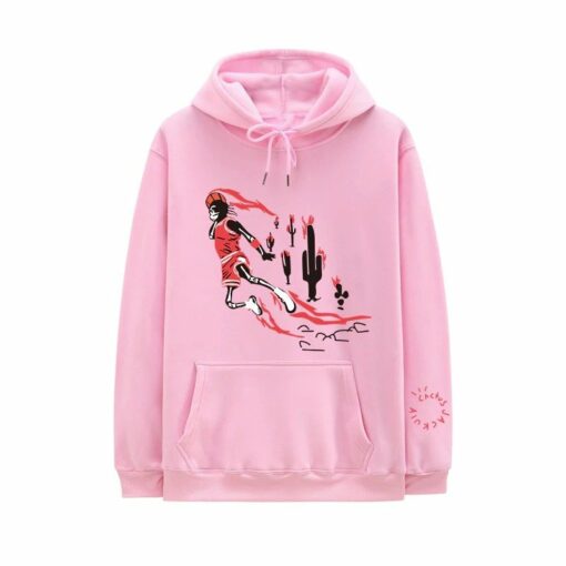 pink travis scott hoodie