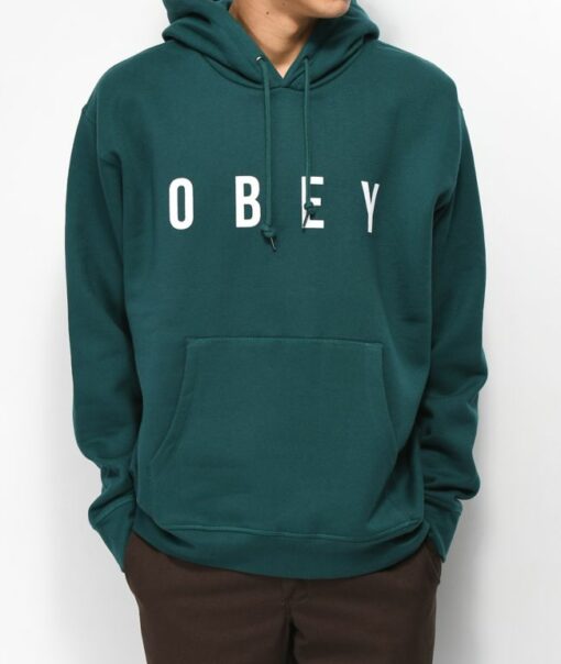 teal color hoodie