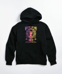 obey power to the peaceful hoodie