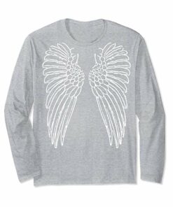 sweatshirt with angel wings on back