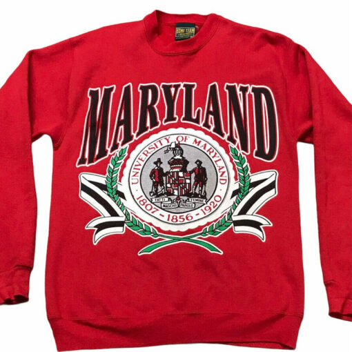 vintage university of maryland sweatshirt