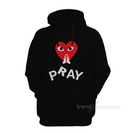 cdg play hoodies