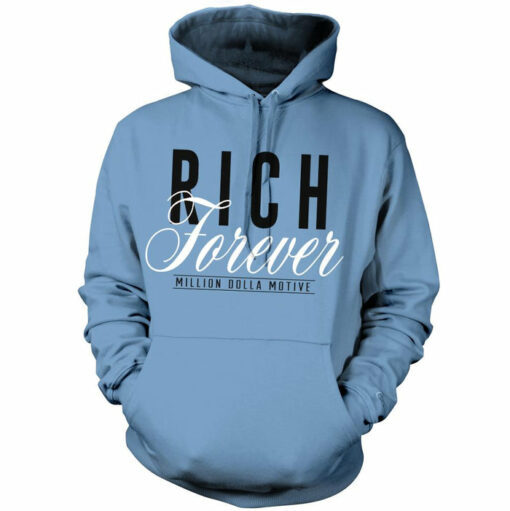 university blue hoodie