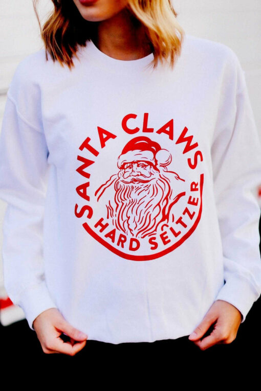 santa claws sweatshirt