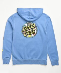 baby blue graphic hoodie