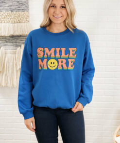 sweet claire smiley face sweatshirt