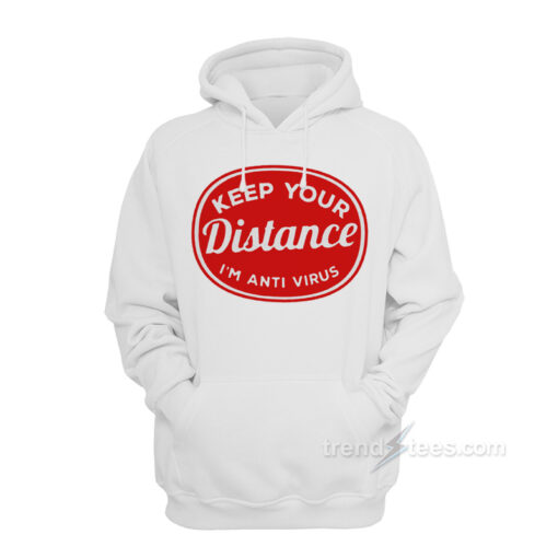 socially distant hoodie