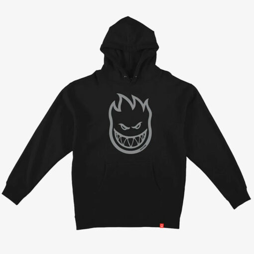 black and silver hoodie