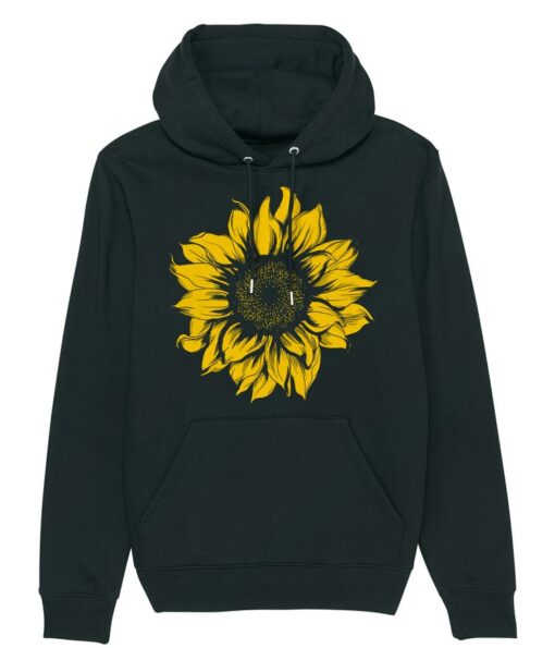 black sunflower hoodie