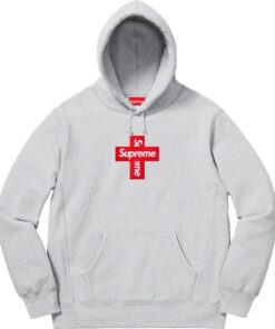 supreme cross box logo hoodie resell