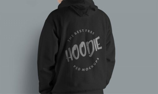 hoodie mockup back