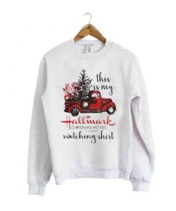 hallmark movie watching sweatshirt