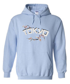 tokyo hoodie blue