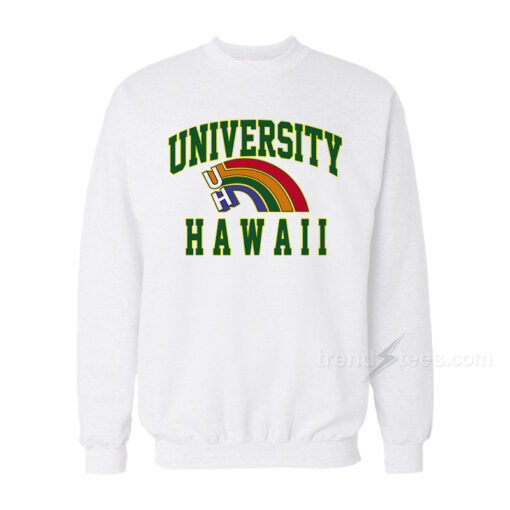 university of hawaii crewneck sweatshirt