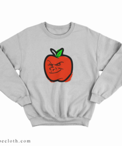 apple logo sweatshirt