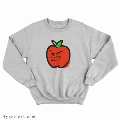 apple logo sweatshirt