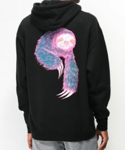 pink sloth hoodie