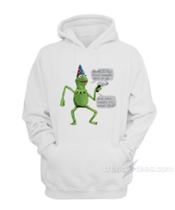 kermit in hoodie