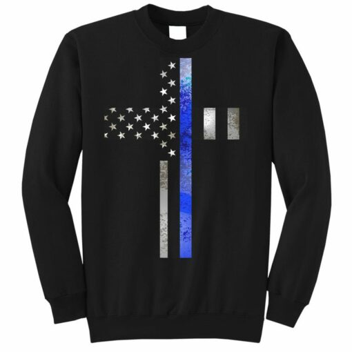 blue line sweatshirt