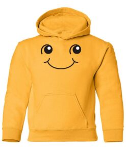 smiling face hoodie