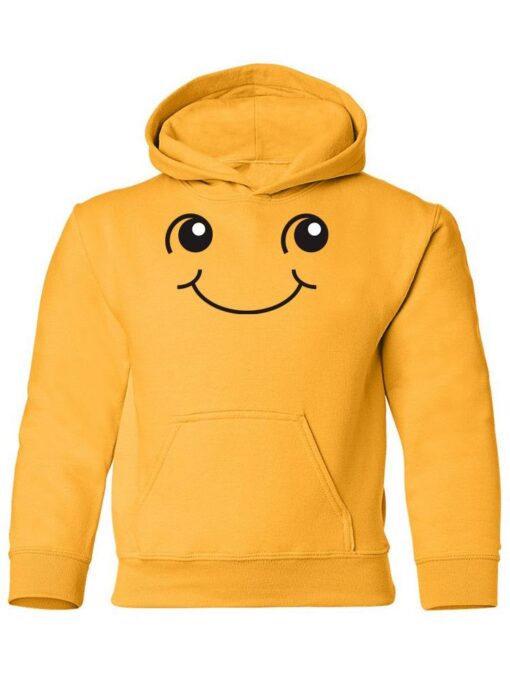 smiling face hoodie