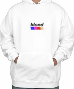 blonde hoodie