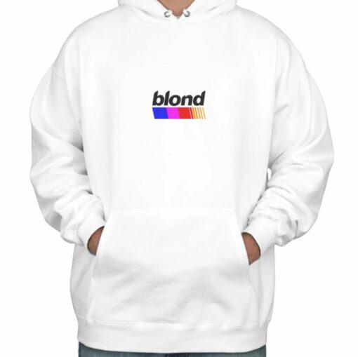 blonde hoodie