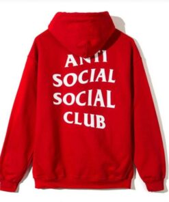 assc hoodie red